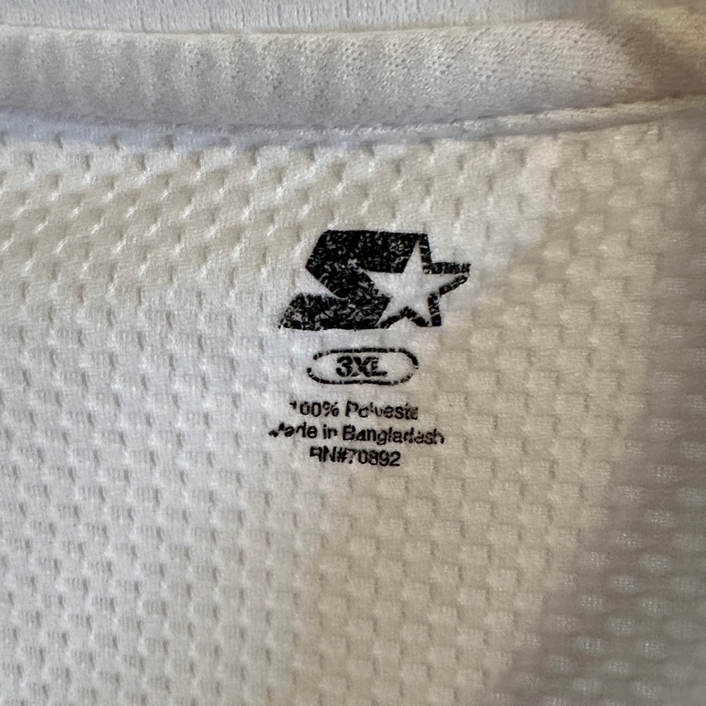 Starter Classic White Mesh Tee‎ - Picture 3 of 8